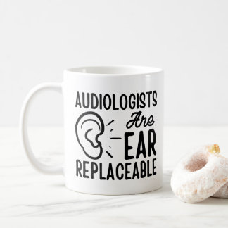 Caneca De Café Audiologistas São Substituíveis Por Ouvidos, Audio