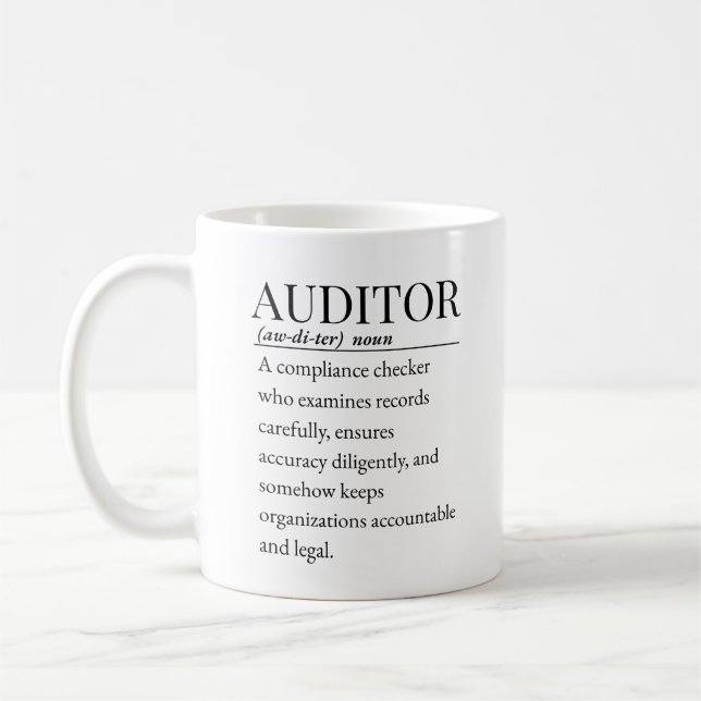 Caneca De Café Auditor (Esquerda)
