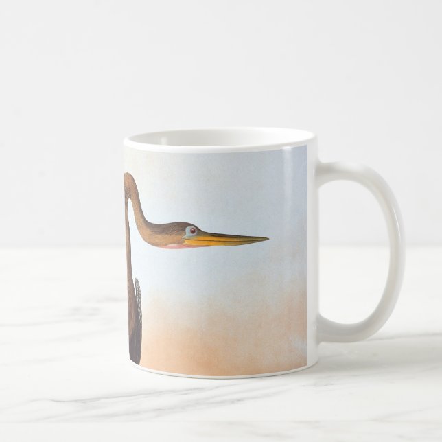 Caneca De Café Audubon: Anhinga (Direita)