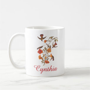 Caneca De Café Audubon Mango Hummingbird em Cores de Gem