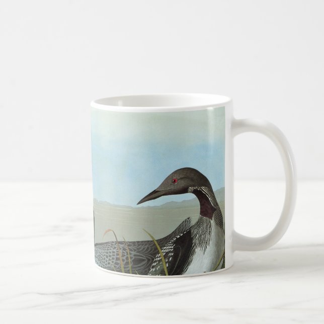 Caneca De Café Audubon: Mergulhão-do-norte ártico (Direita)