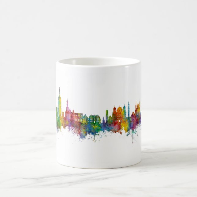 Caneca De Café Augsburg Alemanha Skyline (Centro)