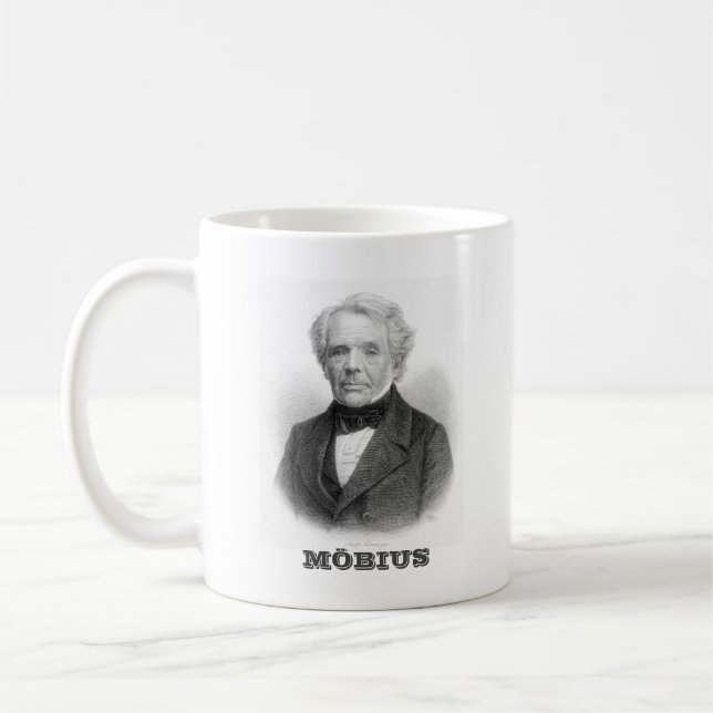 Caneca De Café August Ferdinand Möbius Coffee Mug (Esquerda)
