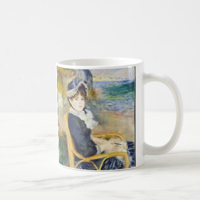 Caneca De Café Auguste Renoir Do Retrato Da Mulher Do Sestro (Direita)