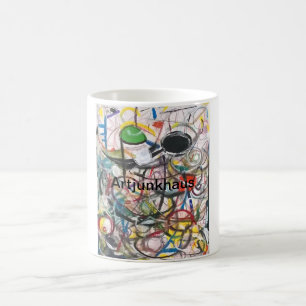 Caneca De Café Aula de Filme de Bicicleta Resumo Hankamer Artjunk