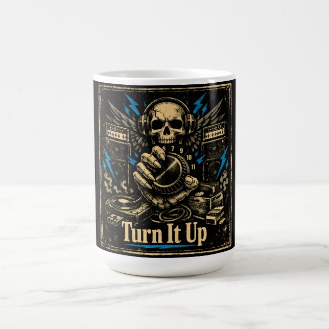 Caneca De Café Aumente – Anthem de Volume Música Energia (Centro)