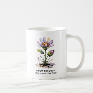 Caneca De Café Aumente através do que você passa através do Inspi