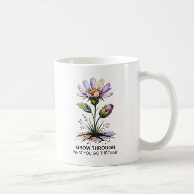 Caneca De Café Aumente através do que você passa através do Inspi (Direita)