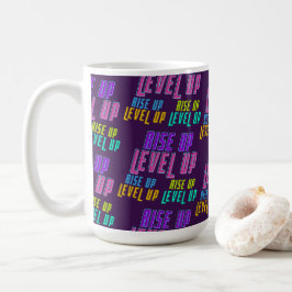 Caneca De Café Aumente o nível para cima - Cotação positiva