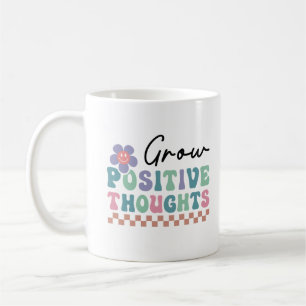 Caneca De Café Aumente os pensamentos positivos
