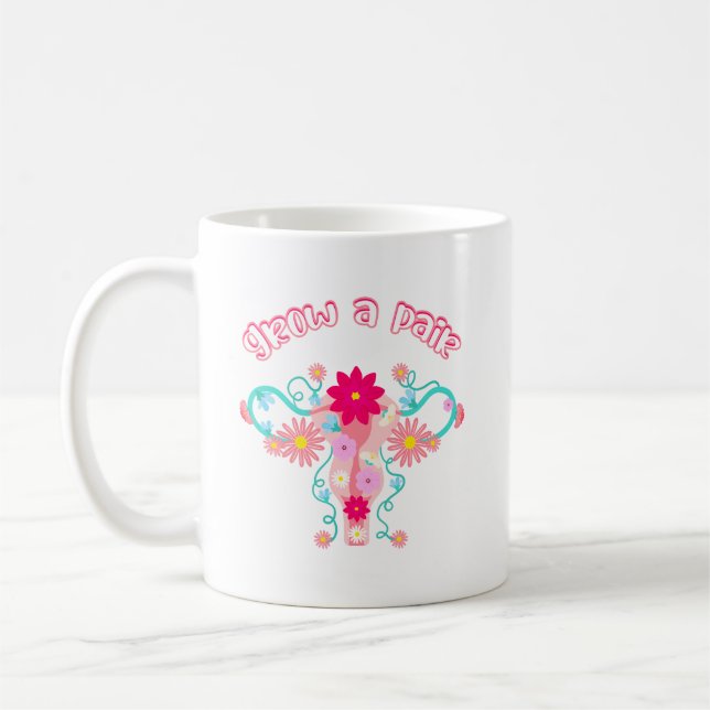 Caneca De Café Aumente um par - Feministas Responsáveis pelos Dir (Esquerda)