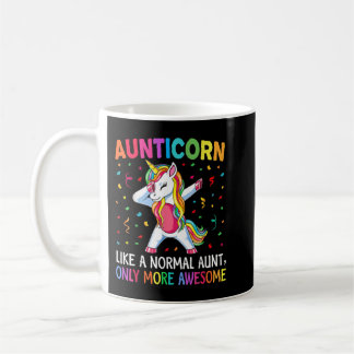 Caneca De Café Aunticorn Like An Aunt Only Awesome Dabbing Unicor