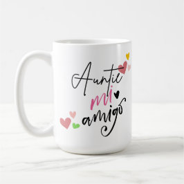 Caneca De Café Auntie mi amigo baby clothes gift 