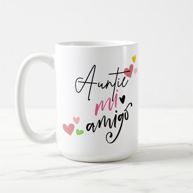 Caneca De Café Auntie mi amigo baby clothes gift  (Esquerda)