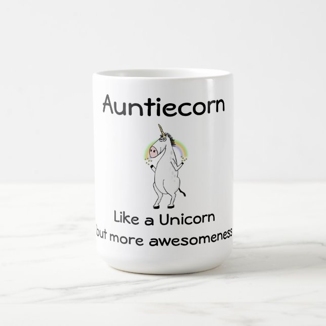 Caneca De Café Auntiecorn Unicorn (Centro)