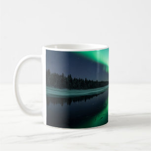 Caneca De Café Aurora Boreal