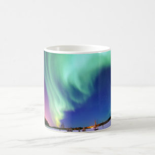 Caneca De Café Aurora Borealis em Alaska