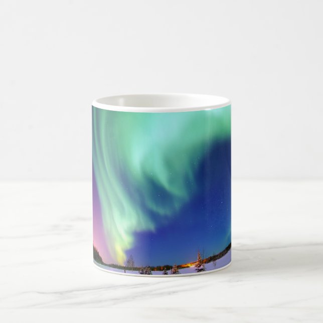 Caneca De Café Aurora Borealis em Alaska (Centro)