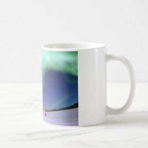 Caneca De Café Aurora Borealis, ou aurora boreal, Alaska