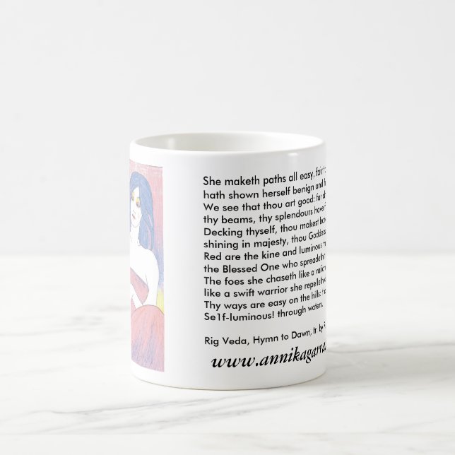 Caneca De Café Aurora - hino ao alvorecer (Centro)