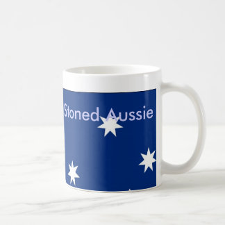 Caneca De Café Aussie apedrejado