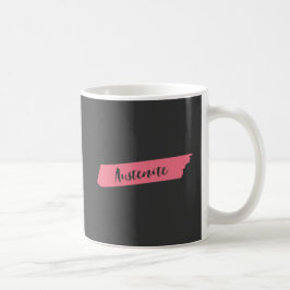 Caneca De Café Austenite Pincel Rosa