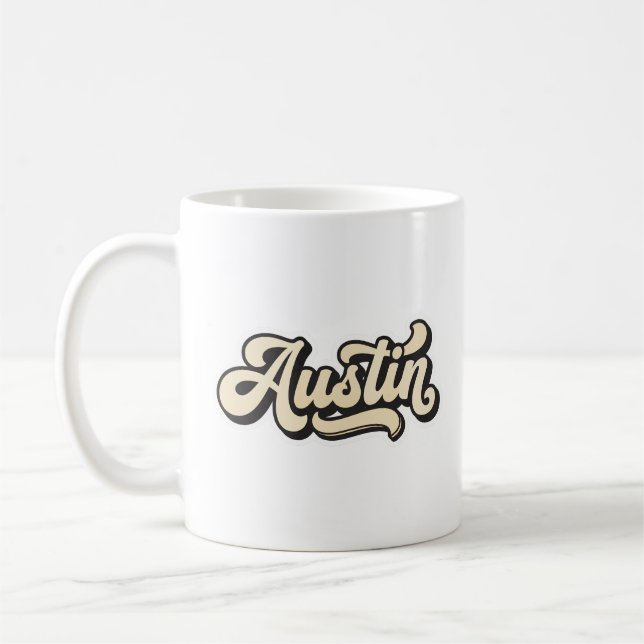 Caneca De Café austin texas (Esquerda)