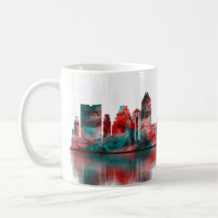 Caneca De Café Austin Texas Skyline