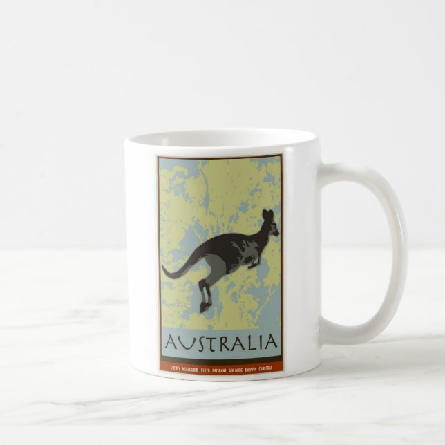 Caneca De Café Austrália (Direita)