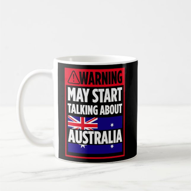 Caneca De Café Austrália por orgulho australiano australiano Auss (Esquerda)