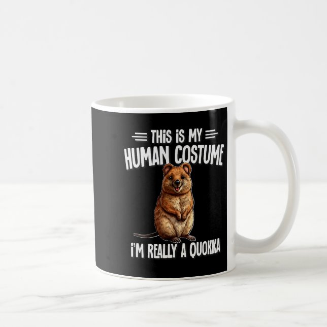 Caneca De Café Australian Animal Quokka Shirts &amp; Hoodies Cute (Direita)