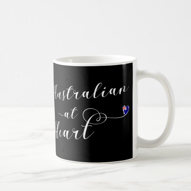 Caneca De Café Australiano At Heart Mug, EUA (Direita)