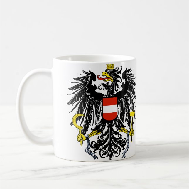 Caneca De Café Áustria Bundesadler (Esquerda)