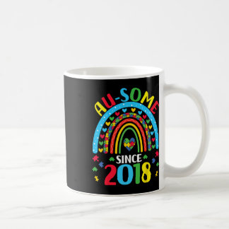 Caneca De Café Autism Awareness Birthday 6 Year Old Boys Girls Ki