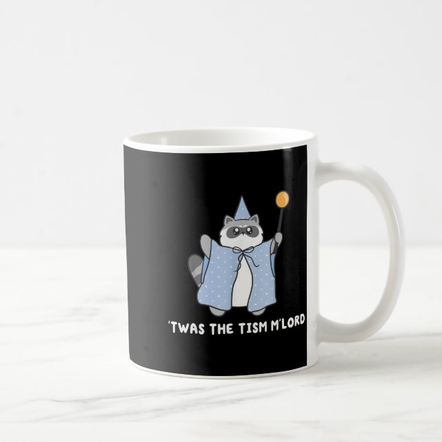Caneca De Café Autism Awareness Twas The Tism M Lord Funny Meme R (Direita)