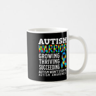 Caneca De Café Autism Warrior Kids Quebra-cabeça de Suporte a Aut