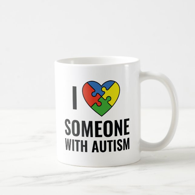 Caneca De Café Autismo (Direita)