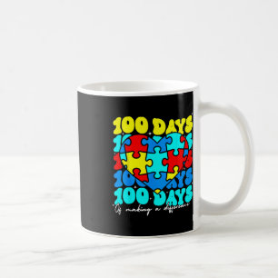 Caneca De Café Autismo 100 Dias 100 Dia Do Professor Autismo