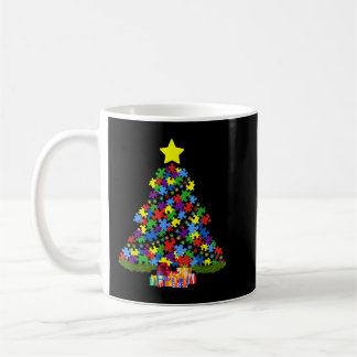 Caneca De Café Autismo Árvore Natal T Autismo Sensibilização