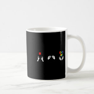 Caneca De Café Autismo asl quer mais aceitação asd conscientizaçã