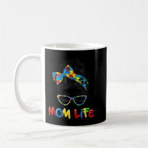 Caneca De Café Autismo Autista Consciência Mãe A vida Camisa Mu