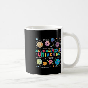 Caneca De Café Autismo Autista do Planeta Espacial Uniforme Neuro