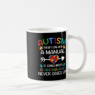 Caneca De Café Autismo Avó ama Crianças Autistas Sensibilização
