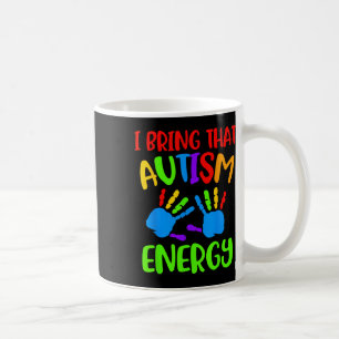 Caneca De Café Autismo Camisa Autismo Espectro Energético Sensibi