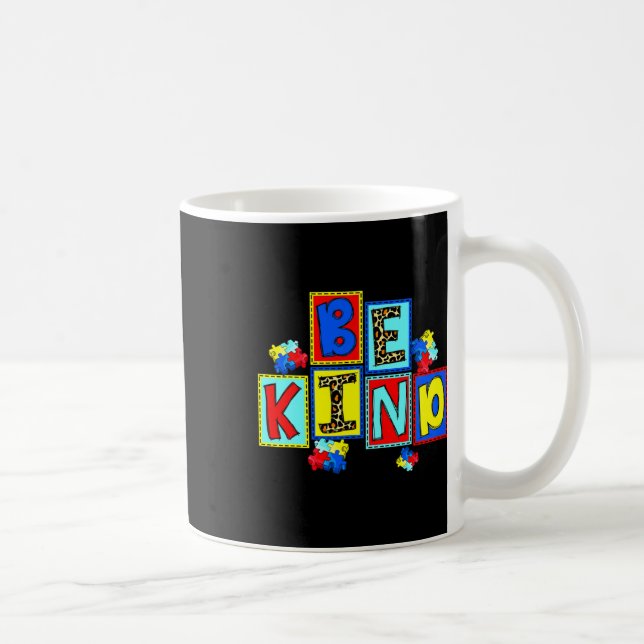 Caneca De Café Autismo Conhecimento Asl bondade Autismo Mãe Teac (Direita)