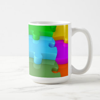 Caneca De Café Autismo Consciência Café Mug 3D Multicolor Quebra-