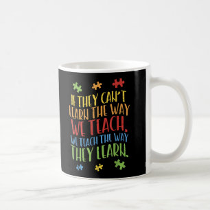 Caneca De Café Autismo Consciência Professora Autista Aprendiz Au
