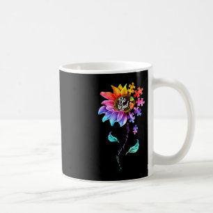 Caneca De Café Autismo De Girassol Seja Quebra-cabeça