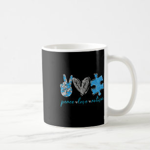 Caneca De Café Autismo de Paz e Amor