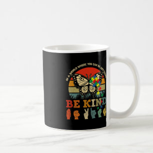 Caneca De Café Autismo de professor de Quebra-cabeça ASL para bor